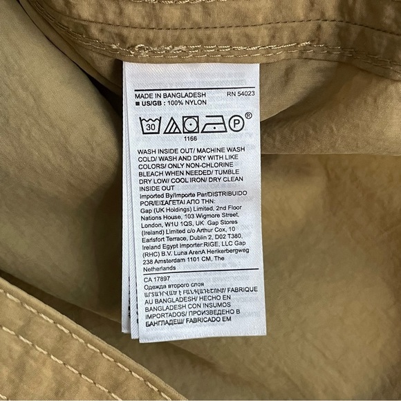 BANANA Republic safari collection nylon oversized utility shirt - Picture 13 of 13